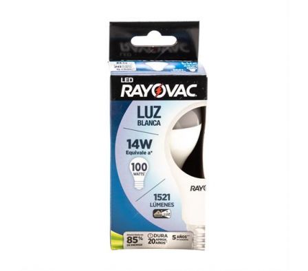 FOCO RAYOVAC LED 14W BLANCA