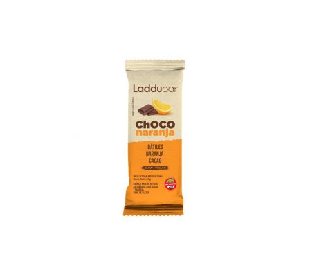 BARRA LADDUBAR CHOCO NARANJA DÁTILES CASTAÑAS 30GR