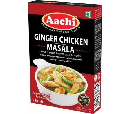 MEZCLA  AACHI ESPECIAS P/PRE POLLO AL JENGIBRE 50G