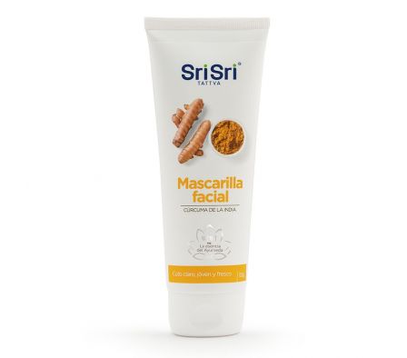 MASCARILLA FACIAL SRISRI CURCUMA DE LA INDIA 100G