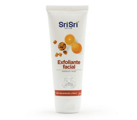 EXFOLIANTE FACIAL SRISRI DE NARANJA Y NUEZ 100GR 