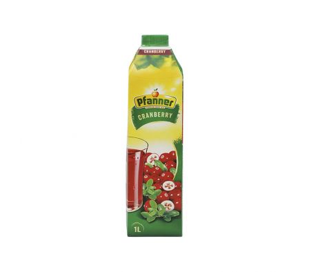 JUGO PFANNER ARANDANO ROJO 1LT