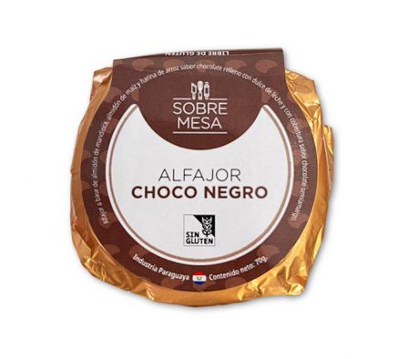 ALFAJOR SOBREMESA CHOCOLATE SEMIAMARG S/GLUTEN 70G