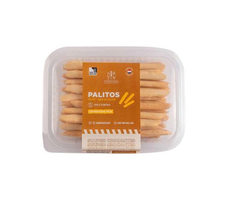 PALITOS SOBREMESA SIN LACTOSA SIN GLUTEN 100GR