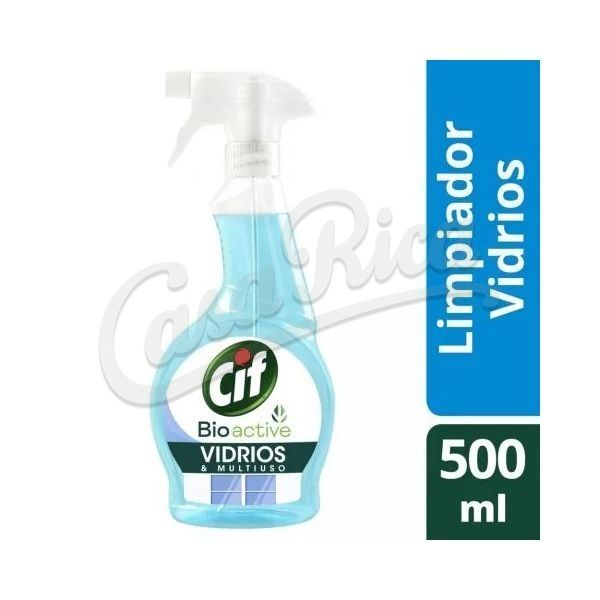 Limpiador Líquido Cif Bio Active Vidrios y Superficies Delicadas, 500 ml –