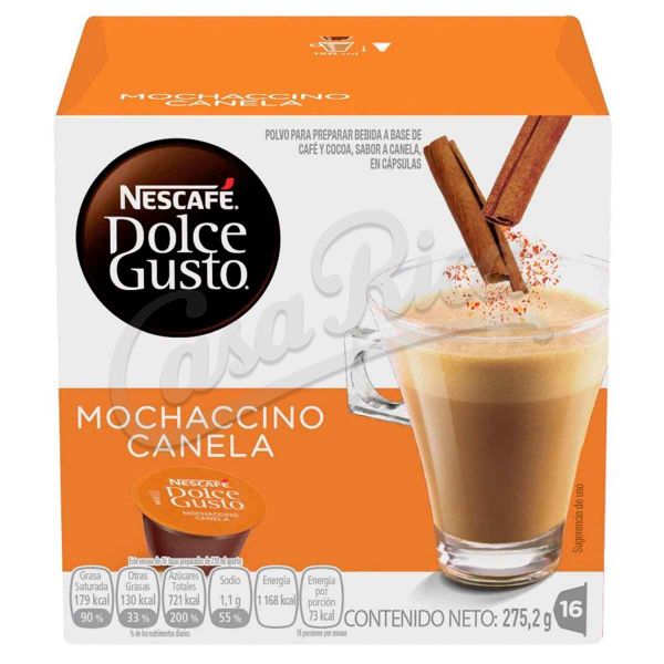 Dolce Gusto Cafe con Leche Chocolate y Canela