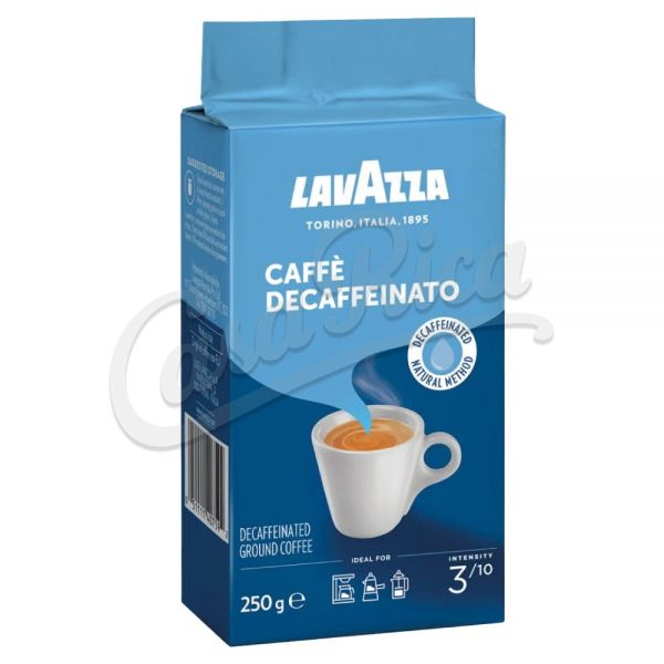 CAFÉ MOLIDO LAVAZZA DECAFFEINATO 250 G