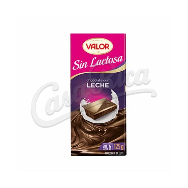 Barra De Chocolate Con Leche Valor 300 Gr